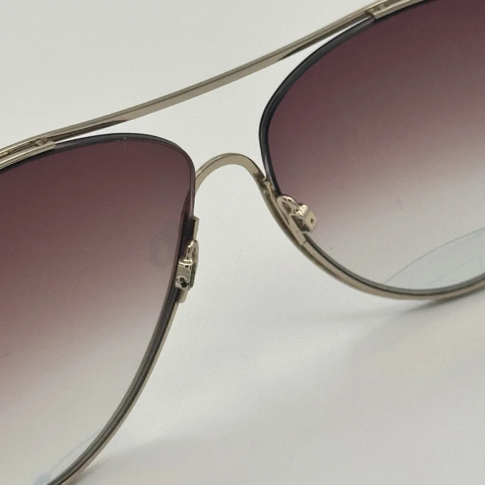 Vintage Karl Lagerfeld KL293S Metal Aviator‎ Sunglasses Frames Only